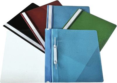 KALAM.KZ - Скоросшиватель пластиковый A4, 210/210мкр, черный Eisear