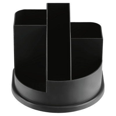 KALAM.KZ - Подставка для канц. принадлежностей, Авангард, черный, пластик Стамм