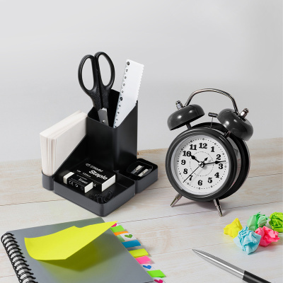 KALAM.KZ - Подставка для канц. принадлежностей, Имидж, черный, пластик Стамм