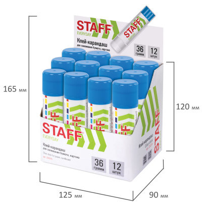 KALAM.KZ - Клей-карандаш 36гр, Staff Everyday