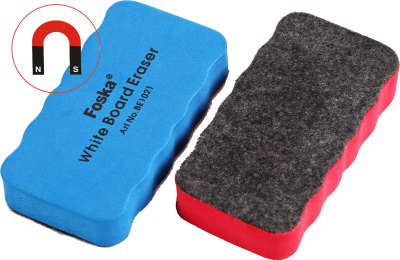 Стерка для маркерной доски 113x58мм, магнитная, Foska