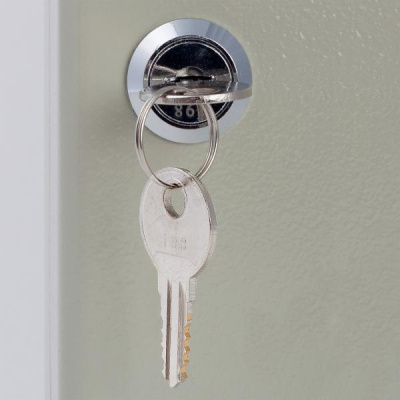 KALAM.KZ - Шкафчик для 60 ключей, 250x180x80мм, настенный, серый стальной ProfiOffice