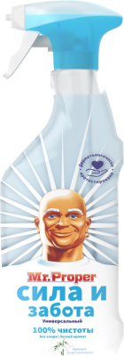Средство моющее, универсальное спрей 500мл. Бережная уборка "Mr.Proper" 