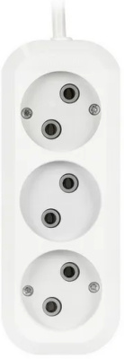 Сетевой фильтр 3 гнезда, 10 м, Smartbuy 10А/2,2кВт без заземления ПВС 2х1,0