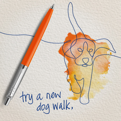 KALAM.KZ - Ручка шариковая Parker Jotter Originals Orange CT, 1,0 мм М, синяя 2076054