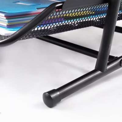 KALAM.KZ - Лоток горизонтальный А4, 2-х секционный, сетчатый, черный Foska