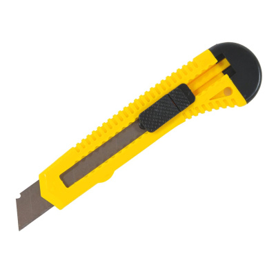 Нож канцелярский 15см, лезвия 100 x 1.8 мм, пластик Foska