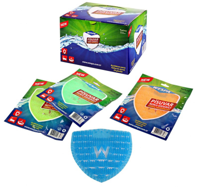 Освежитель для писсуаров 50гр, гелевый, цветной