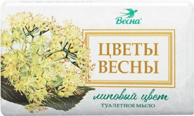 Мыло туалетное 90гр Липовый цвет, "Весна"