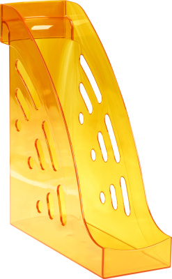 Лоток вертикальный А4, 95мм, тонированный, манго Стамм Эксперт