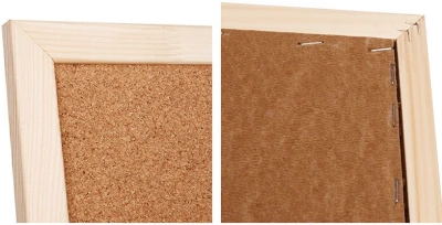 KALAM.KZ - Доска пробковая 90x120см, деревянная рамка OfficeSpace