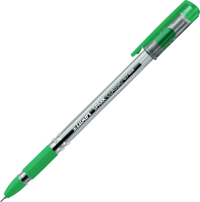 Ручка шариковая, 0,7мм, зеленая, Luxor "Spark"
