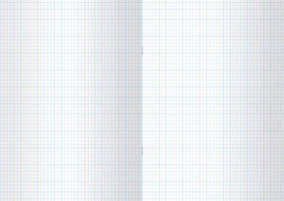 Тетрадь 80л, А4, клетка, скрепка, бумвинил, обл. синяя BG