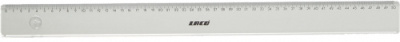 Линейка 50см, прозрачная, пластик Laco
