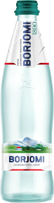 Вода минеральная газированная, 0,3л Боржоми стекло