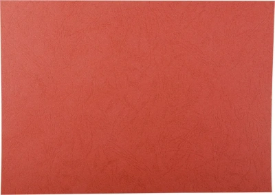 KALAM.KZ - Обложка для переплета, A4, 230гр, картон "под кожу", красная OfficeSpace