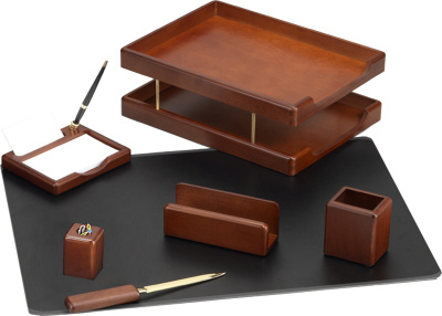 Набор настольный 7 предметов, дерево, коричневый Good Sunrise