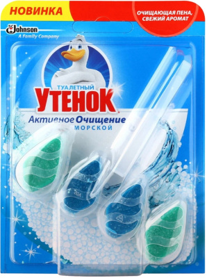 Блок для унитазов туалетный утенок "Морской" 38,6гр