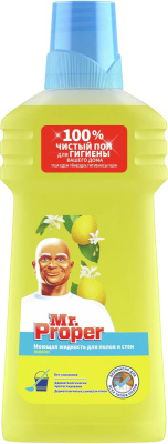 Средство моющее, универсальное для пола 500мл. Лимон "Mr.Proper"