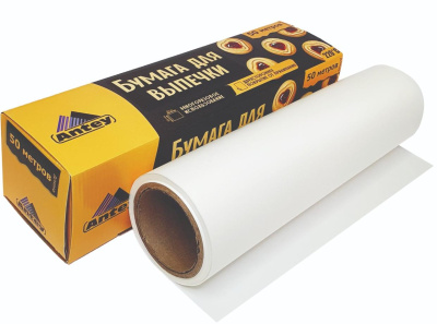 Бумага для выпечки 38 см х 50 м (силиконизированная) Antey