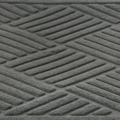 KALAM.KZ - Коврик 50*80 тёмно-серый Inspire Lenzo полиэфир/резина цвет 