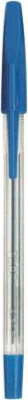 Ручка шариковая, 1.0 мм, синяя, корпус прозрачный Pilot BPT-P