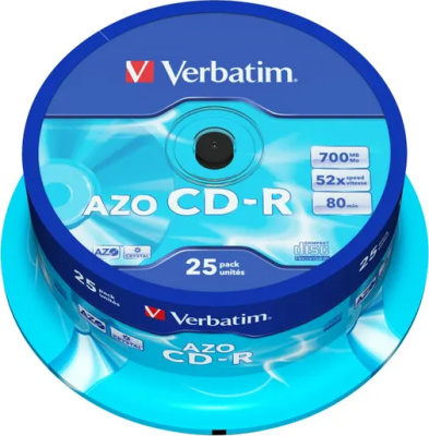 Диск CD-R Verbatim (43351) 700MB 50штук Незаписанный (цена за 1 диск)