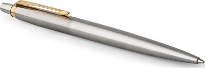 KALAM.KZ - Ручка гелевая Parker Jotter Stainless Steel GT, 1 мм М, черная 2020647