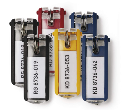 KALAM.KZ - Брелок для ключей, 6шт, красный Durable