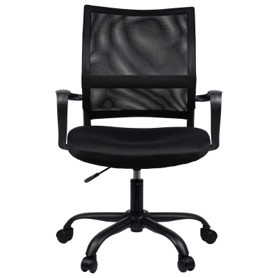 KALAM.KZ - Кресло офисное "Cargo MG-391", пятилучие металлическое,  до 130 кг, ткань/сетка, черное, "Brabix"