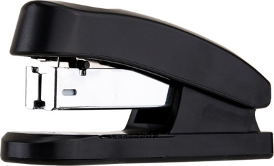 Степлер №24/6, 26/6, 1-20л, пластик, черный, Deli