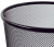 KALAM.KZ - Корзина для бумаг 21 л, 29,5x34,5см, круглая, сетчатая, металлическая, черная Foska