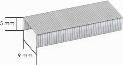 KALAM.KZ - Скобы для степлера №10, 1-15л, 1000шт, оцинкованные Foska