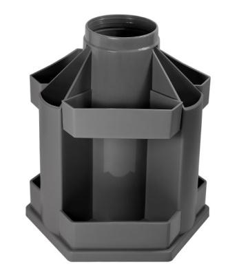 Подставка для канц.принадлежностей, 120x140мм, 10 отделов, пластик Стамм Maxi