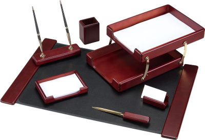 Набор настольный 7 предметов, дерево, махагон Good Sunrise