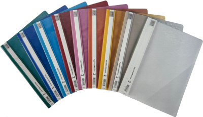 KALAM.KZ - Скоросшиватель пластиковый A4, 210/210мкр, серый Eisear