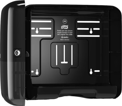 KALAM.KZ - Диспенсер для бумажных полотенец ZZи С сложения, черный, мини H3 Singlefold Tork