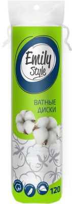 Ватные диски 120 шт "Emily Style" 