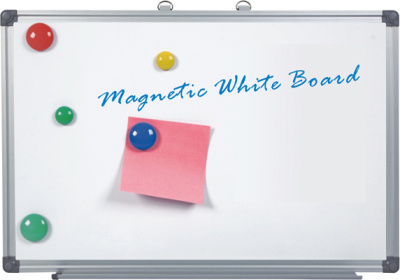 Доска магнитно-маркерная 90x150см, настенная, алюминиевая рамка Foska