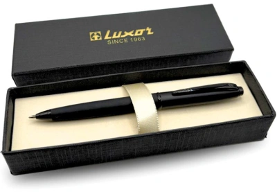 KALAM.KZ - Ручка шариковая 0,7мм, синяя, "Nero", корпус черный матовый, в подарочной упаковке Luxor