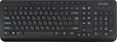 Клавиатура Delux DLK-02UB, длина кабеля 1,5м.