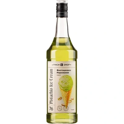 Сироп Фисташковое мороженое, Pinch&Drop, стекло, 1л., D=85, H=330мм