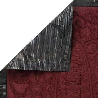 KALAM.KZ - Коврик 40*60 бордовый Lenzo полиэфир/резина