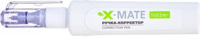 Корректирующая ручка 6 мл, метал. наконечник Hatber X-Mate