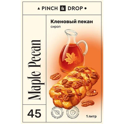 KALAM.KZ - Сироп Кленовый пекан Pinch&Drop, стекло, 1л., D=85, H=330мм