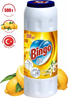 KALAM.KZ - Порошок, средство чистящее 500гр, Лимон Bingo