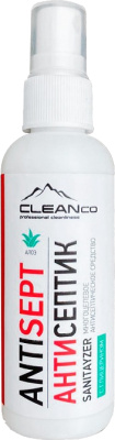 Дезинфицирующее средство и антисептик для рук "Cleanco" 80мл спрей Antisept Sanitayser