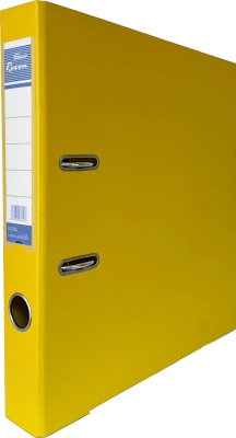 Регистратор A4, 55мм, PVC, желтый Rexon