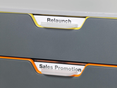 KALAM.KZ - Бокс с выдвижными лотками, 292x280x356мм, 5лотков, серый пластик Durable