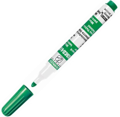 Маркер для доски, 1-3мм, круглый наконечник, зеленый Stanger BM240